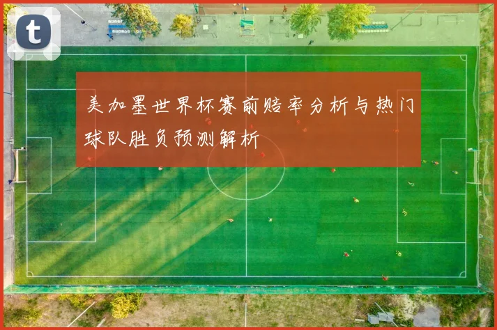 美加墨世界杯赛前赔率分析与热门球队胜负预测解析